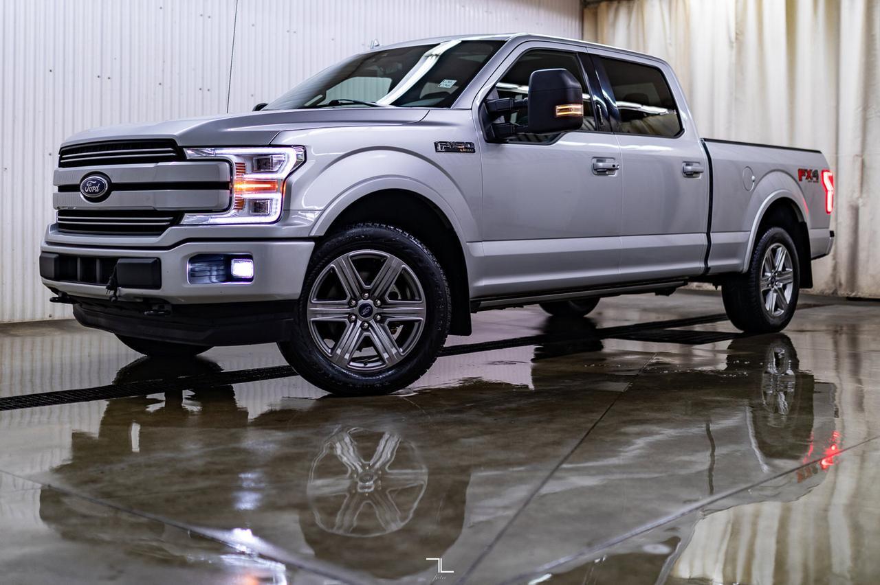 2018 Ford F-150 4x4 Super Crew Lariat FX4 Leather Roof Nav Red Deer AB