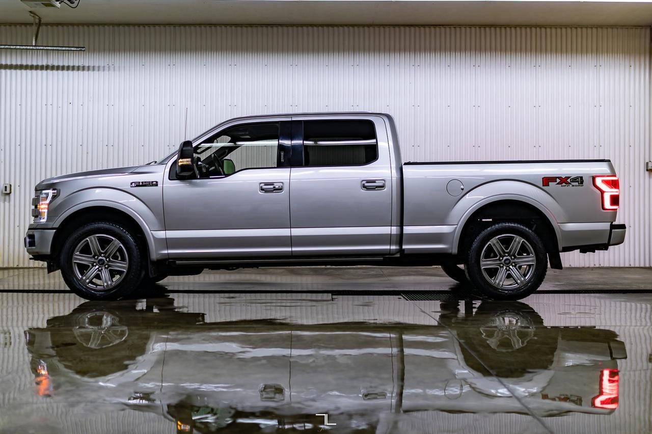2018 Ford F-150 4x4 Super Crew Lariat FX4 Leather Roof Nav Red Deer AB