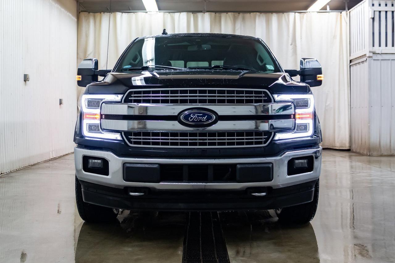 2018 Ford F-150 4x4 Super Crew Lariat FX4 Longbox Leather Roof Nav Red Deer AB