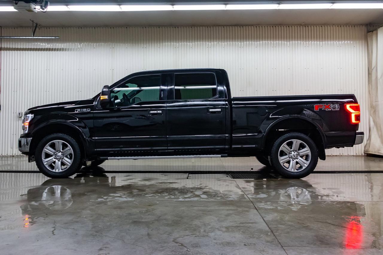 2018 Ford F-150 4x4 Super Crew Lariat FX4 Longbox Leather Roof Nav Red Deer AB