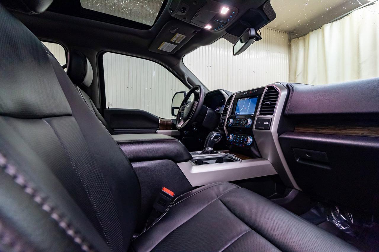 2018 Ford F-150 4x4 Super Crew Lariat FX4 Longbox Leather Roof Nav Red Deer AB