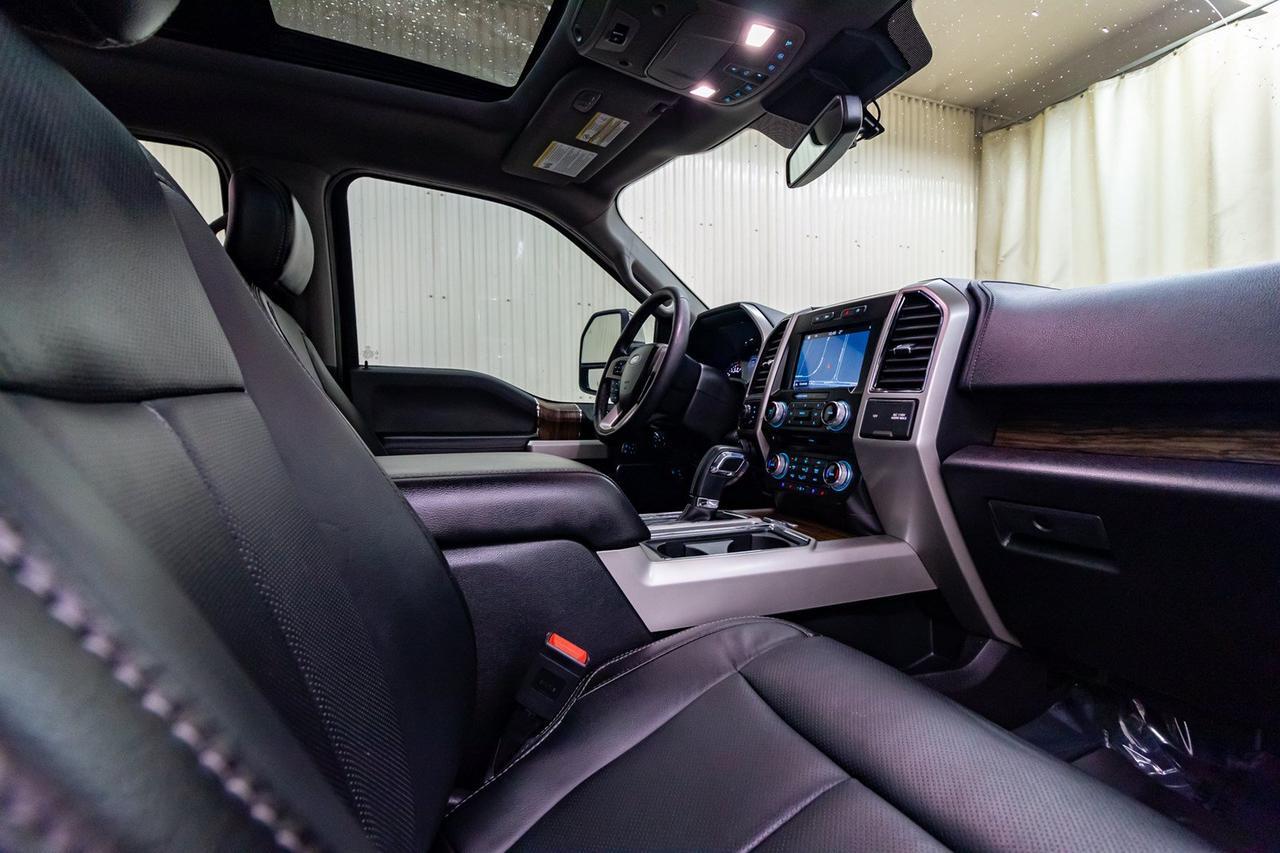 2018 Ford F-150 4x4 Super Crew Lariat FX4 Longbox Leather Roof Nav Red Deer AB