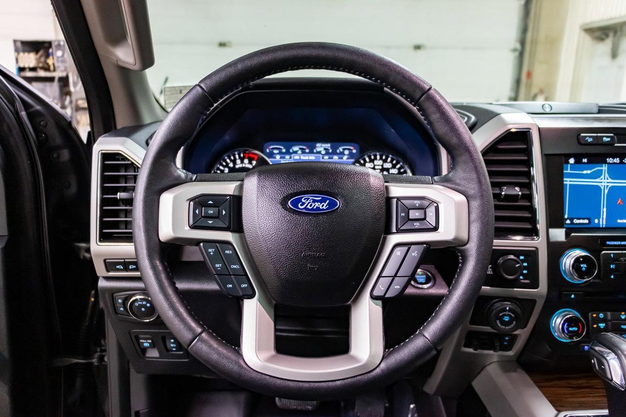 2018 Ford F-150 4x4 Super Crew Lariat FX4 Longbox Leather Roof Nav Red Deer AB