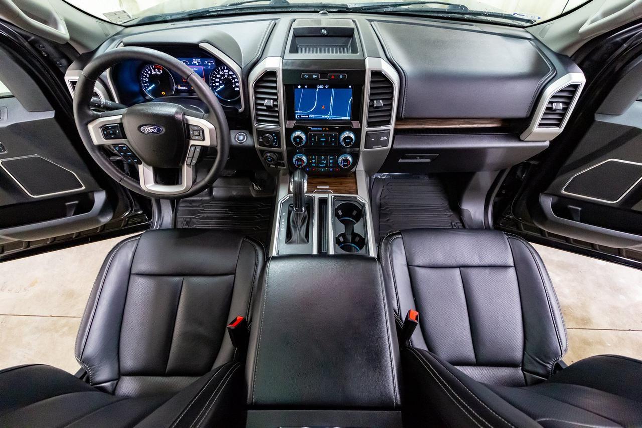 2018 Ford F-150 4x4 Super Crew Lariat FX4 Longbox Leather Roof Nav Red Deer AB
