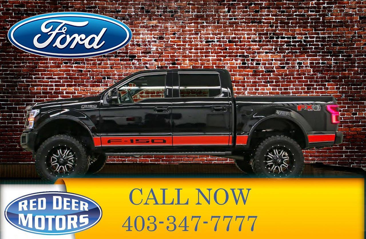 2018 Ford F-150 4x4 Super Crew Lariat Lift Leather Roof Nav