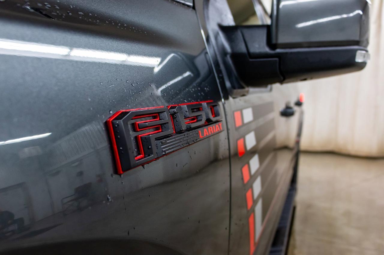 2018 Ford F-150 4x4 Super Crew Lariat Sport Leather Roof Nav Red Deer AB