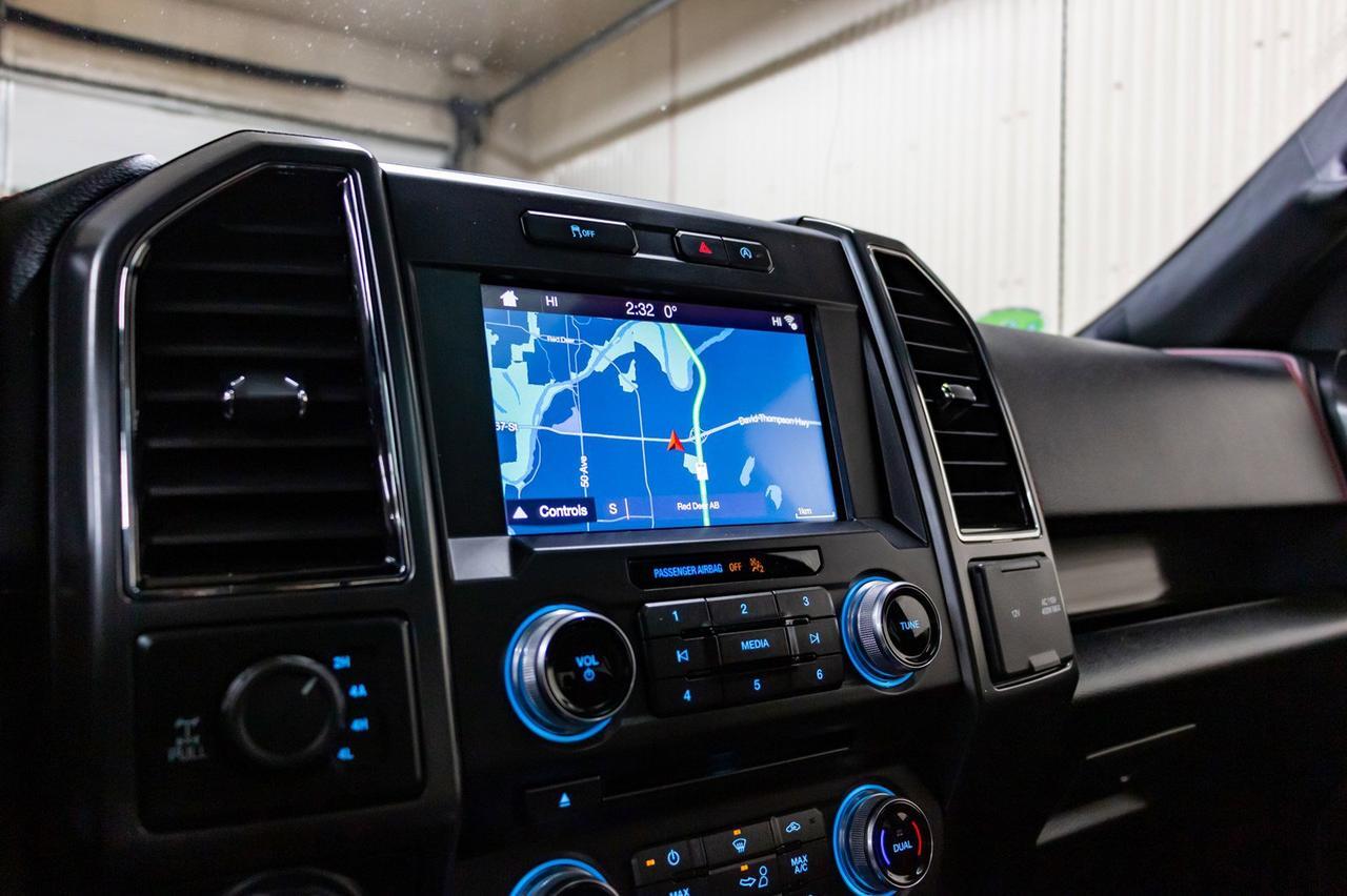 2018 Ford F-150 4x4 Super Crew Lariat Sport Leather Roof Nav Red Deer AB