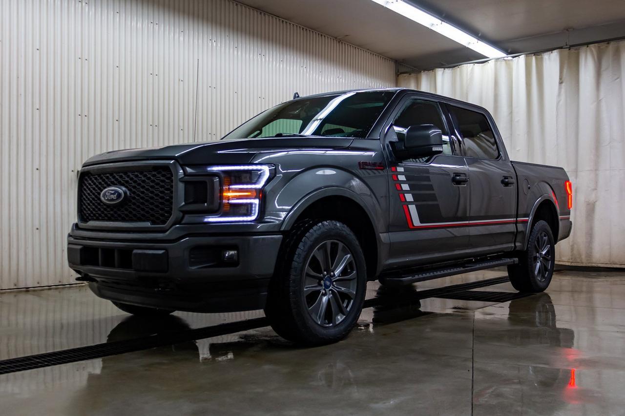 2018 Ford F-150 4x4 Super Crew Lariat Sport Leather Roof Nav Red Deer AB