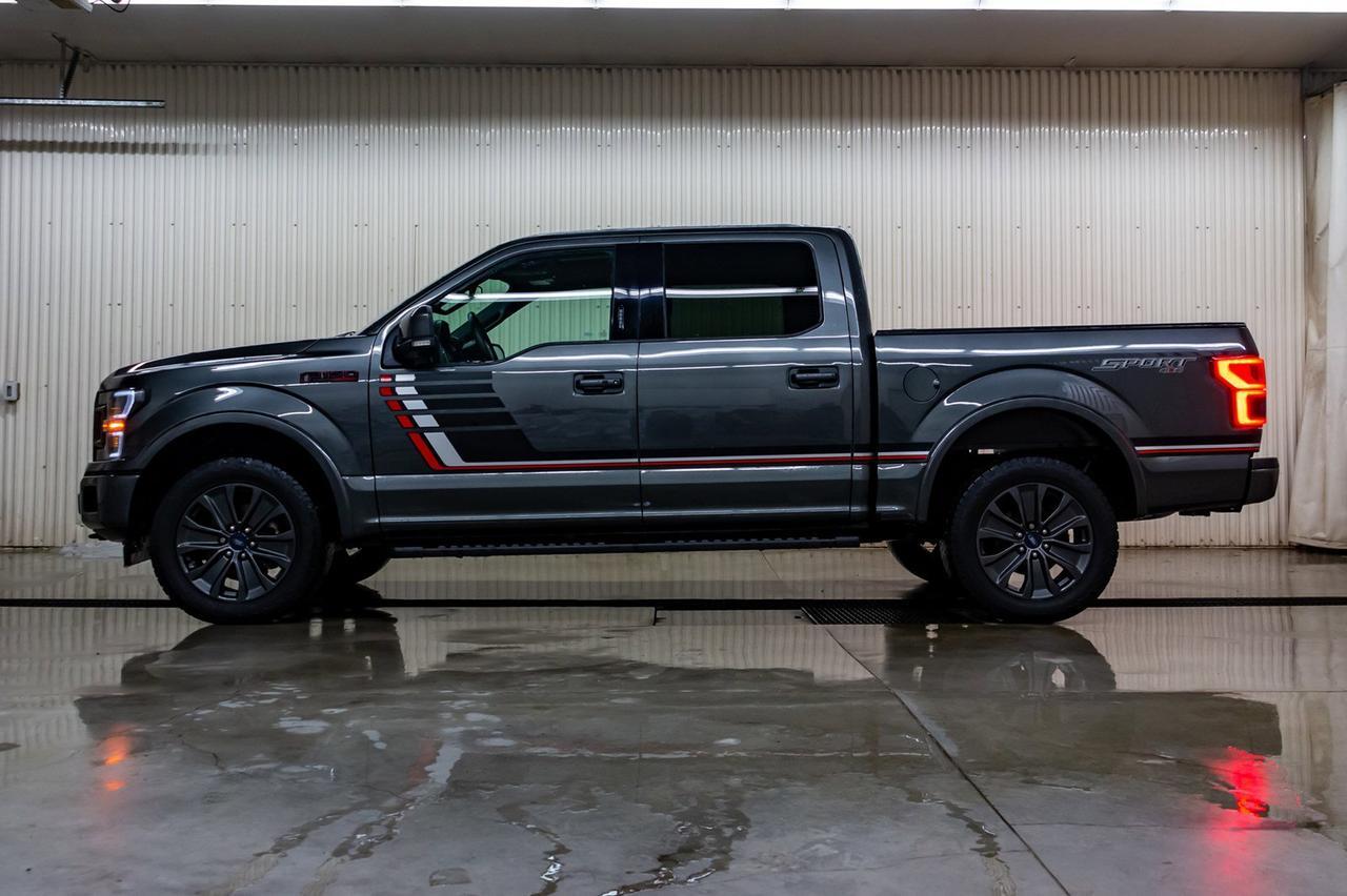 2018 Ford F-150 4x4 Super Crew Lariat Sport Leather Roof Nav Red Deer AB