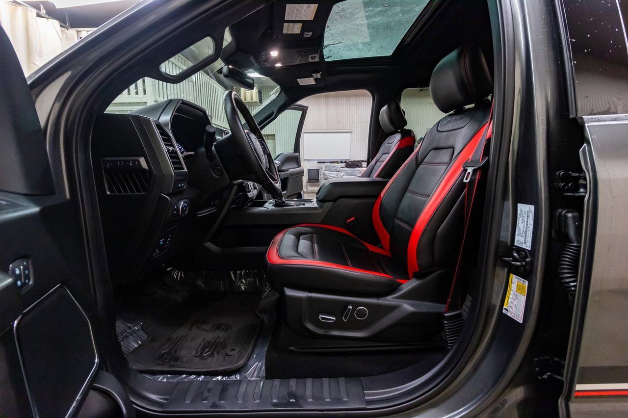 2018 Ford F-150 4x4 Super Crew Lariat Sport Leather Roof Nav Red Deer AB