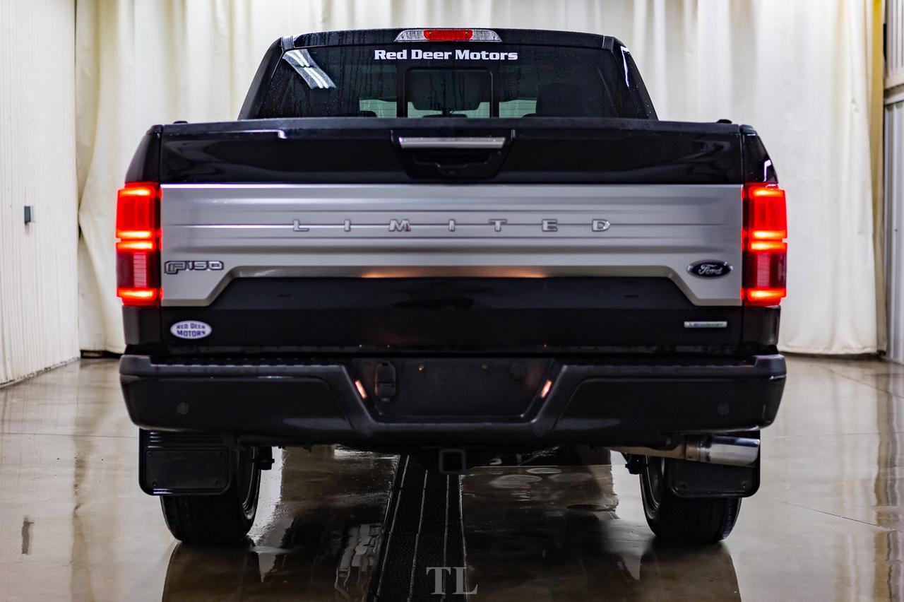 2018 Ford F-150 4x4 Super Crew Limited Level Kit Leather Roof Nav Red Deer AB