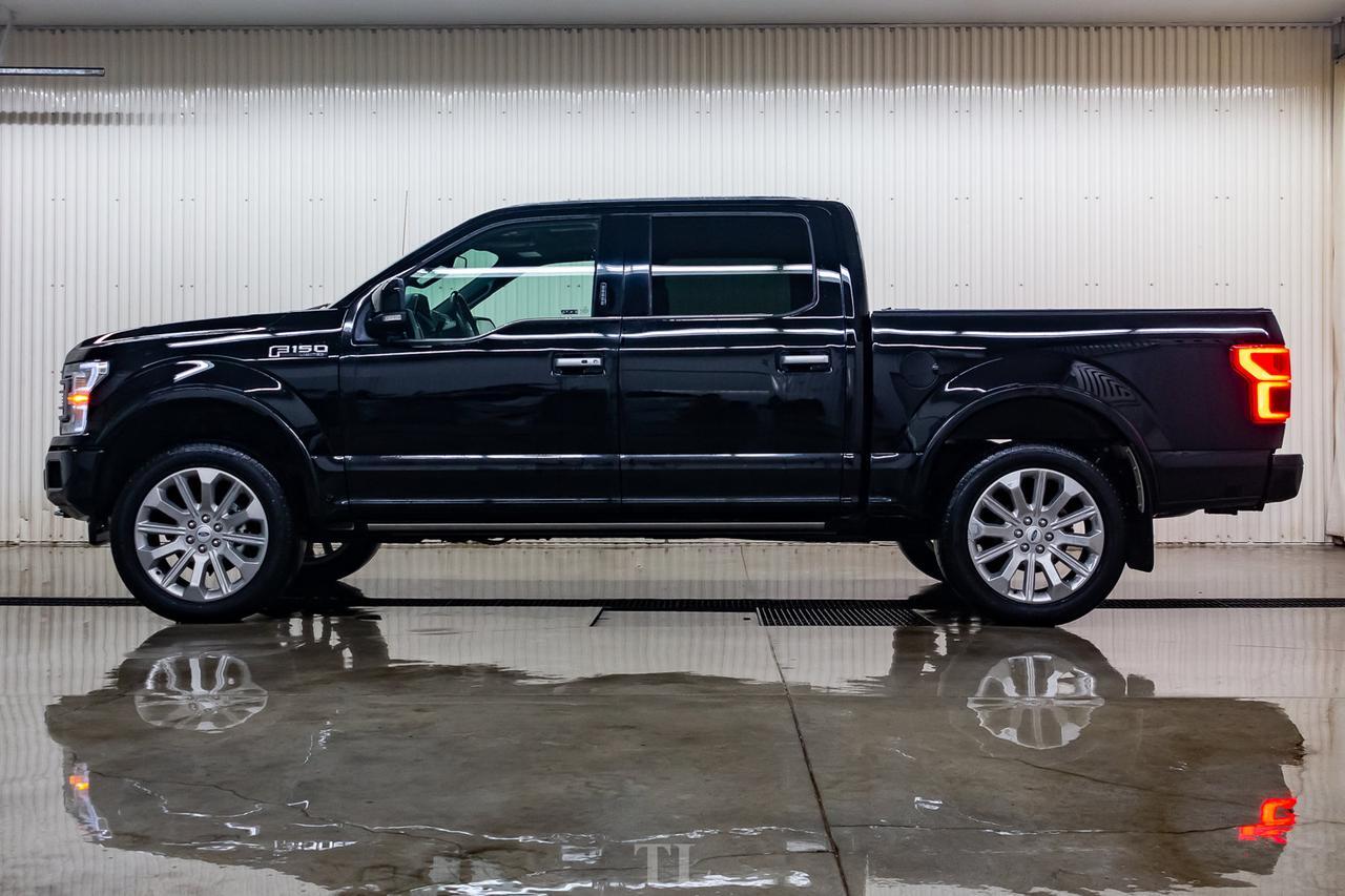 2018 Ford F-150 4x4 Super Crew Limited Level Kit Leather Roof Nav Red Deer AB