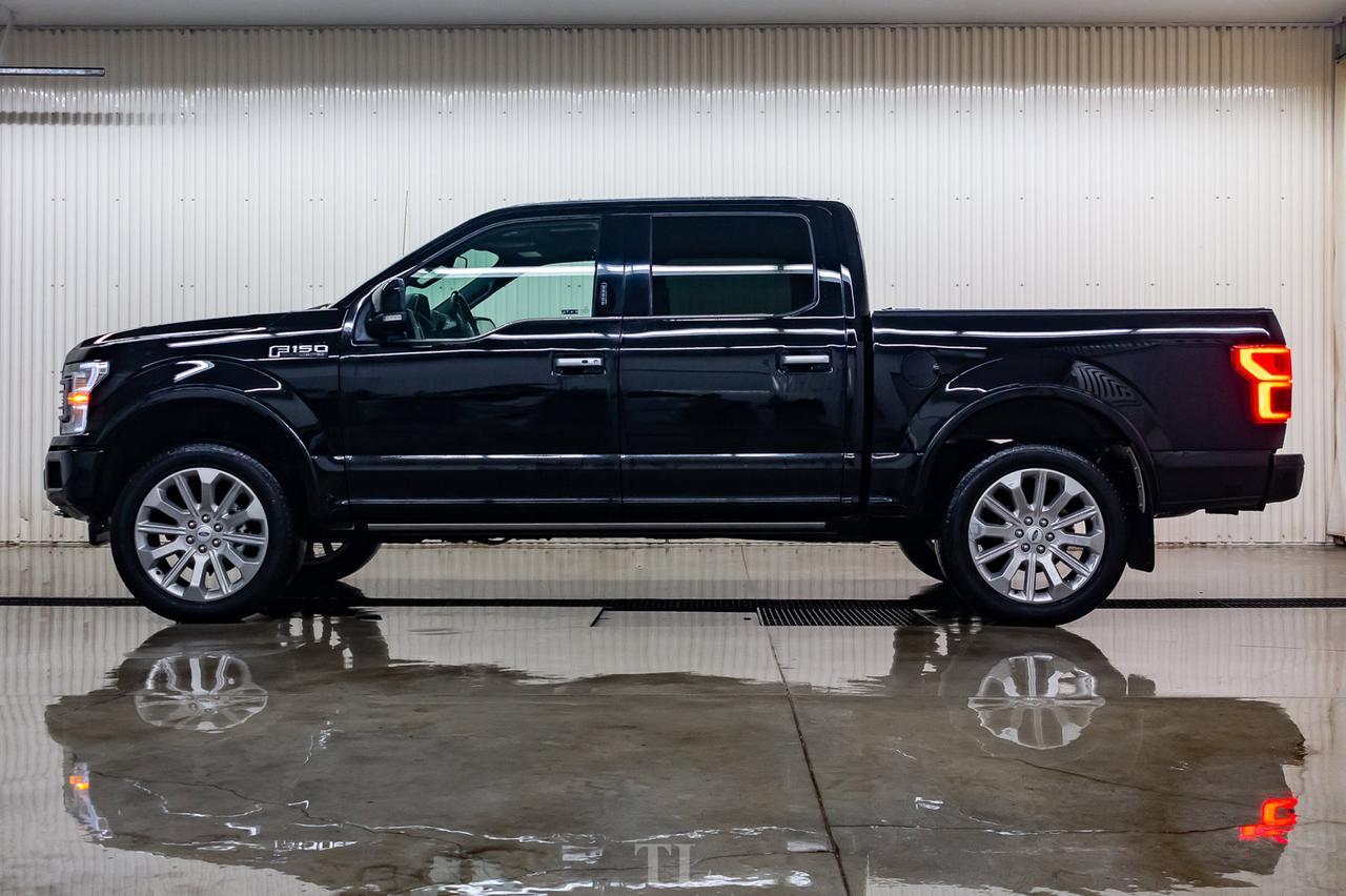 2018 Ford F-150 4x4 Super Crew Limited Level Kit Leather Roof Nav Red Deer AB