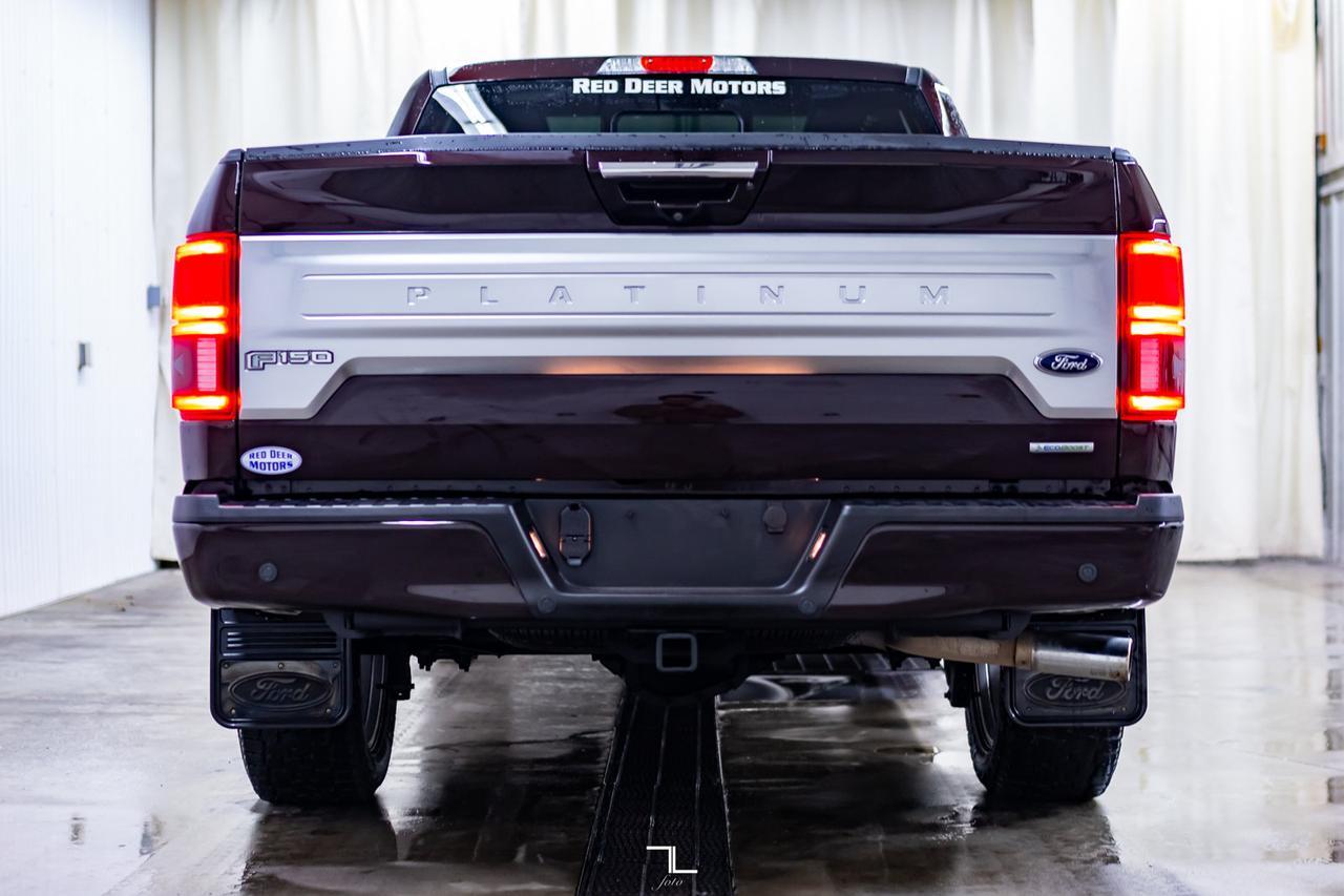 2018 Ford F-150 4x4 Super Crew Platinum Leather Roof Nav Red Deer AB