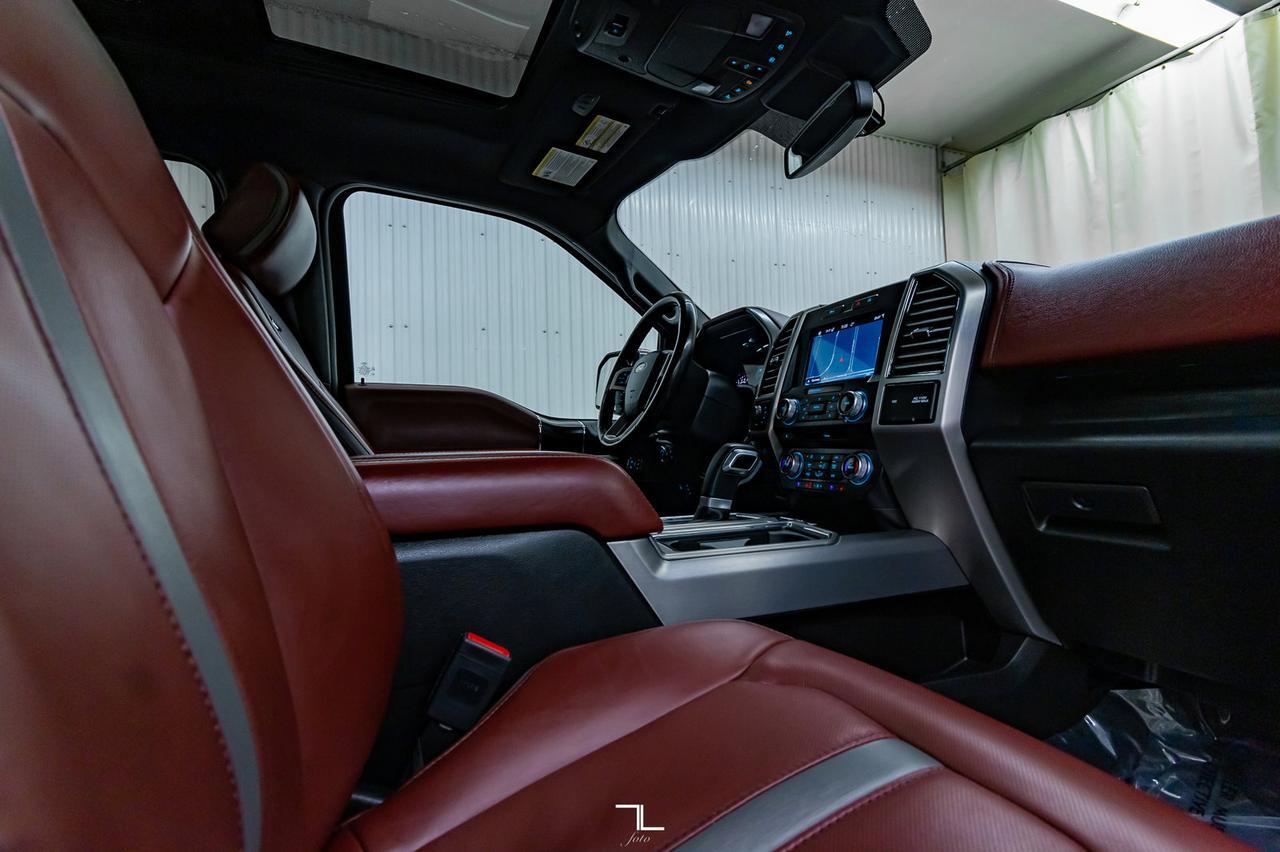 2018 Ford F-150 4x4 Super Crew Platinum Leather Roof Nav Red Deer AB