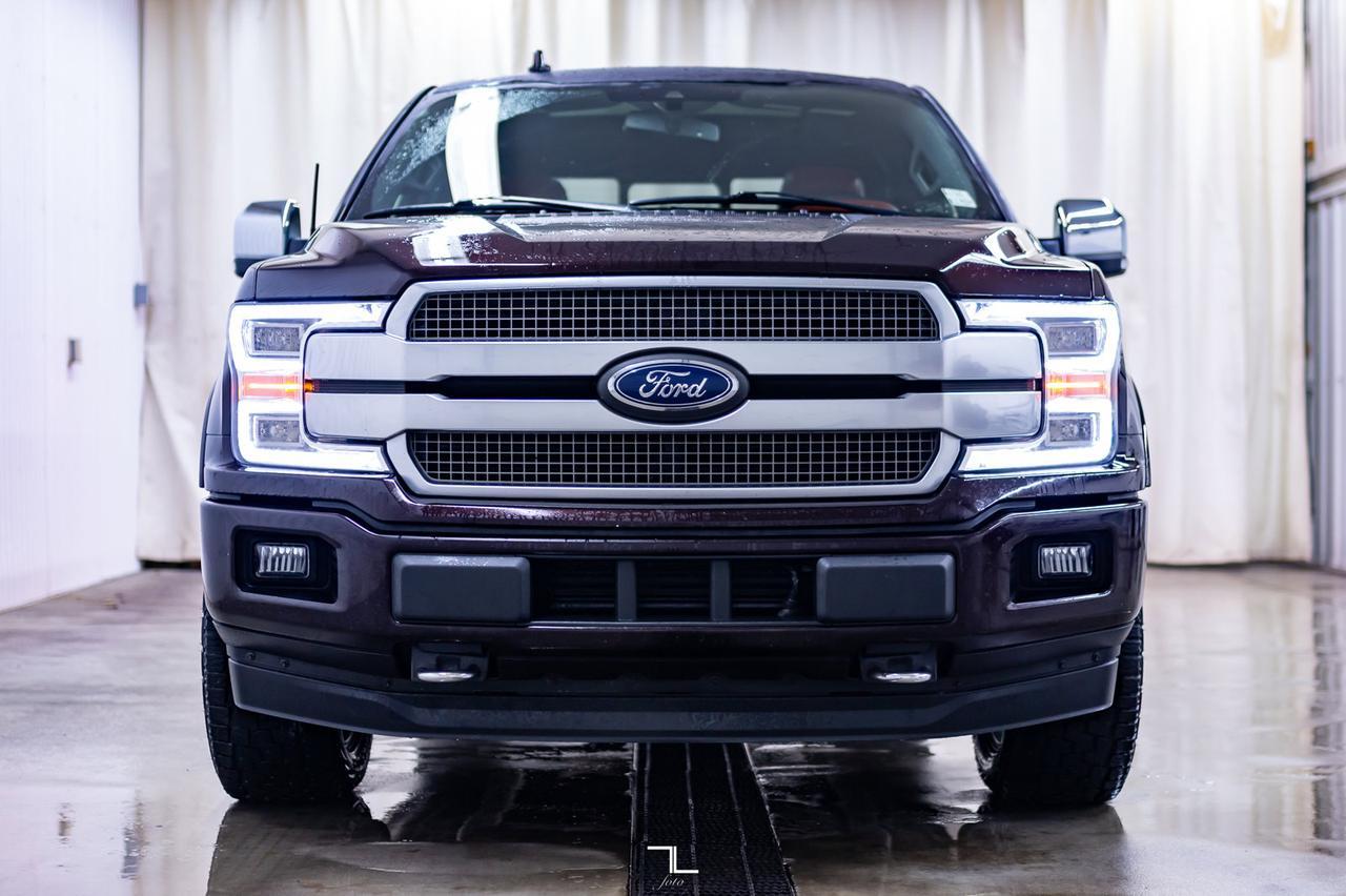 2018 Ford F-150 4x4 Super Crew Platinum Leather Roof Nav Red Deer AB