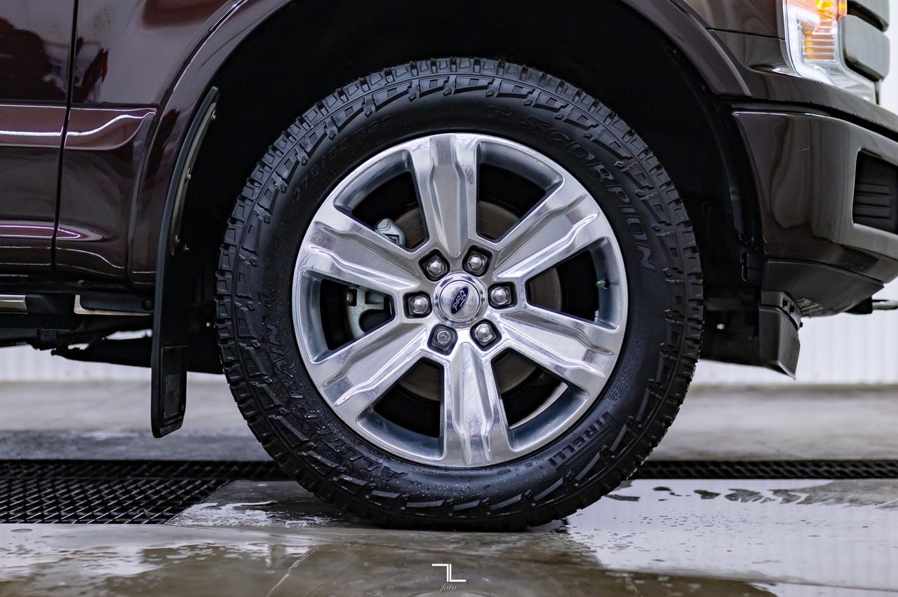 2018 Ford F-150 4x4 Super Crew Platinum Leather Roof Nav Red Deer AB