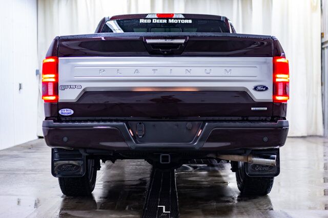 2018 Ford F-150 4x4 Super Crew Platinum Leather Roof Nav Red Deer AB