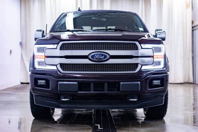 2018 Ford F-150 4x4 Super Crew Platinum Leather Roof Nav Red Deer AB