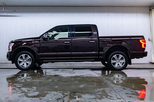 2018 Ford F-150 4x4 Super Crew Platinum Leather Roof Nav Red Deer AB