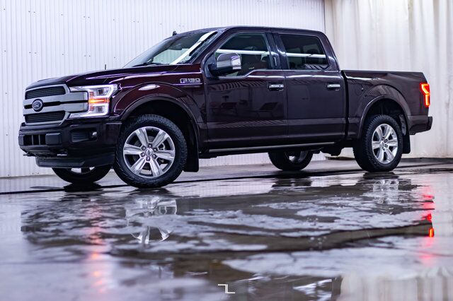 2018 Ford F-150 4x4 Super Crew Platinum Leather Roof Nav Red Deer AB