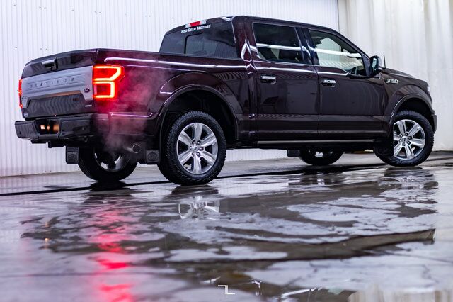 2018 Ford F-150 4x4 Super Crew Platinum Leather Roof Nav Red Deer AB