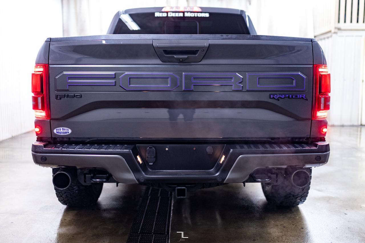 2018 Ford F-150 4x4 Super Crew Raptor Leather Roof Nav BCam Red Deer AB