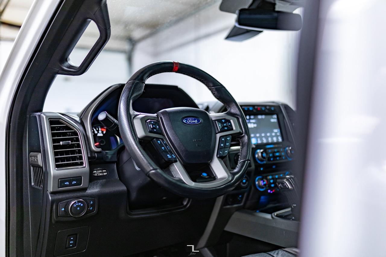 2018 Ford F-150 4x4 Super Crew Raptor Leather Roof Nav Level Kit Red Deer AB