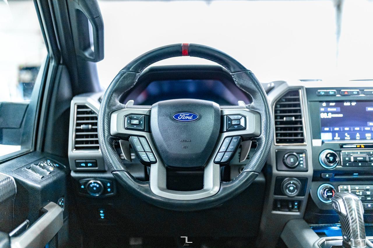 2018 Ford F-150 4x4 Super Crew Raptor Leather Roof Nav Level Kit Red Deer AB