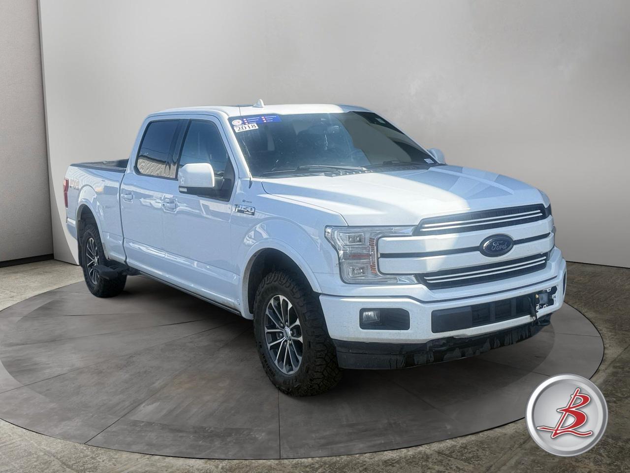 2018 Ford F-150 Crew Cab 4x4 Lariat FX4 Sport 3.5 Ecoboost 6.5 Box