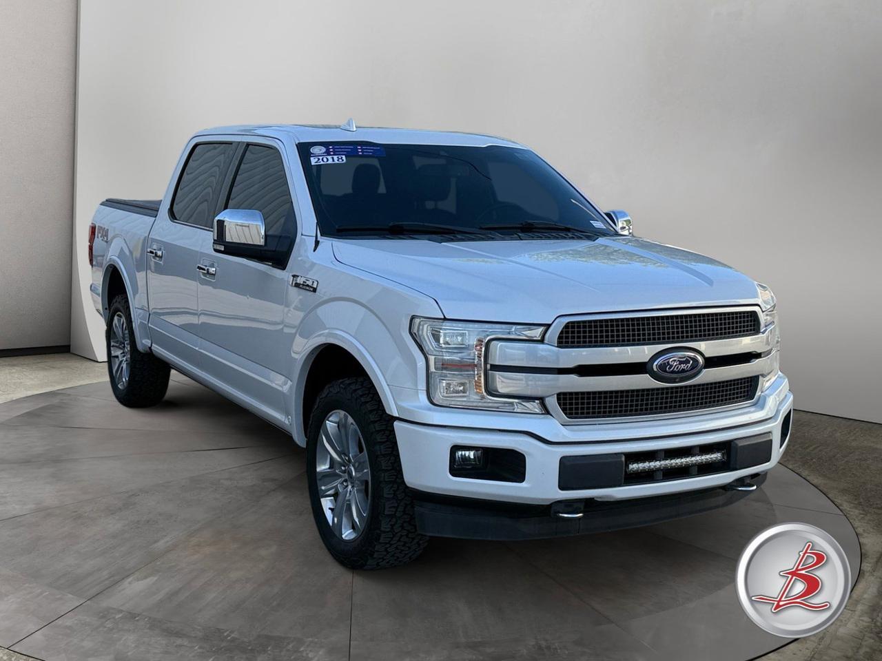 2018 Ford F-150 Crew Cab 4x4 Platinum  w/701a PKG and Max Tow