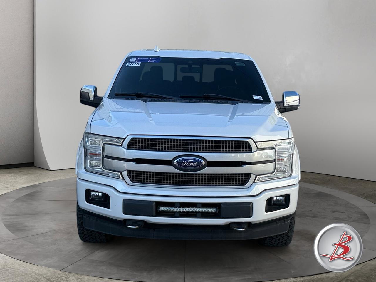 2018 Ford F-150 Crew Cab 4x4 Platinum  w/701a PKG and Max Tow