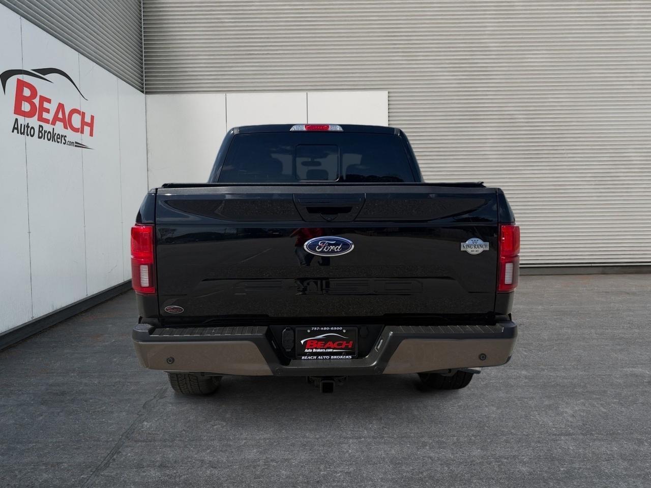 2018 Ford F-150 King Ranch, HEATED/VENTILATED SEATS, MOONROOF, BACKUP CAMERA, B&O SPEAKERS, PUSH BUTTON START, TOW PACKAGE, RUNNING BOARDS, POWER/HEATED MIRRORS, NAVIGATION, BED LINER, THIS KING RANCH IS READY TO LEAVE THE LOT! Norfolk VA