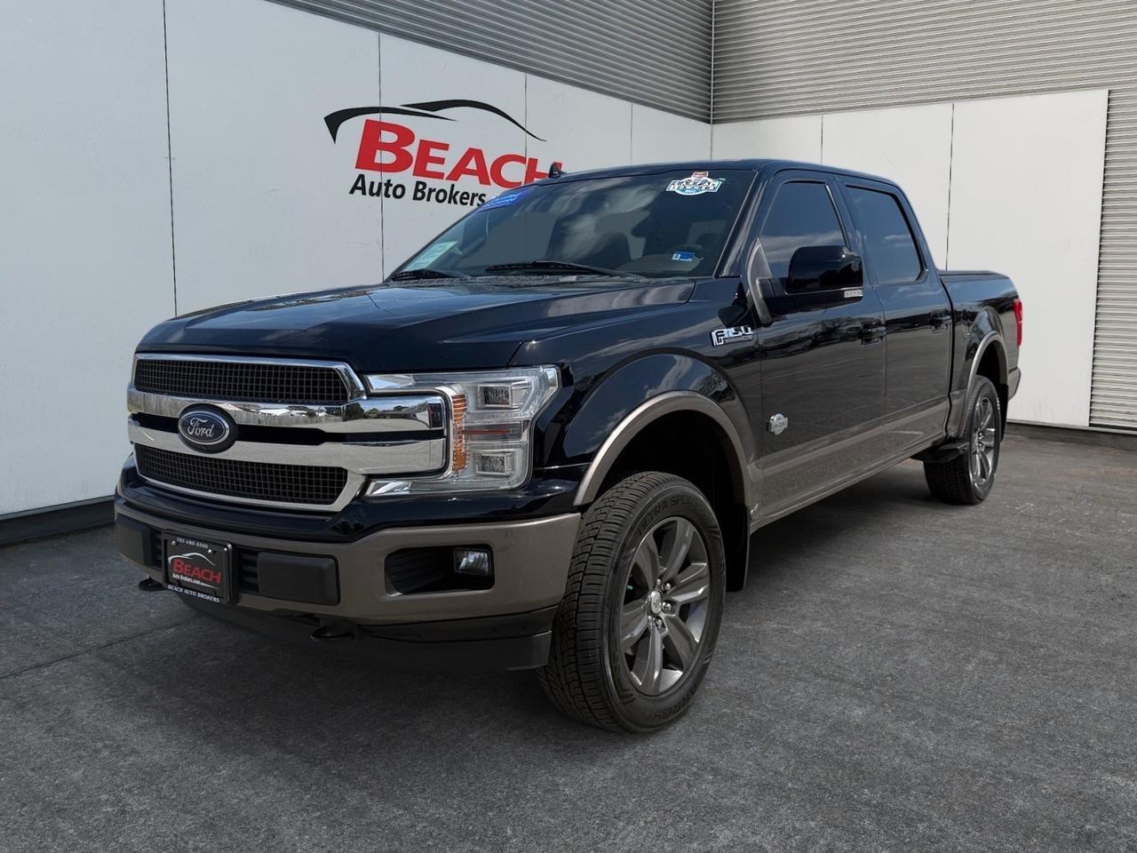 2018 Ford F-150 King Ranch, HEATED/VENTILATED SEATS, MOONROOF, BACKUP CAMERA, B&O SPEAKERS, PUSH BUTTON START, TOW PACKAGE, RUNNING BOARDS, POWER/HEATED MIRRORS, NAVIGATION, BED LINER, THIS KING RANCH IS READY TO LEAVE THE LOT!