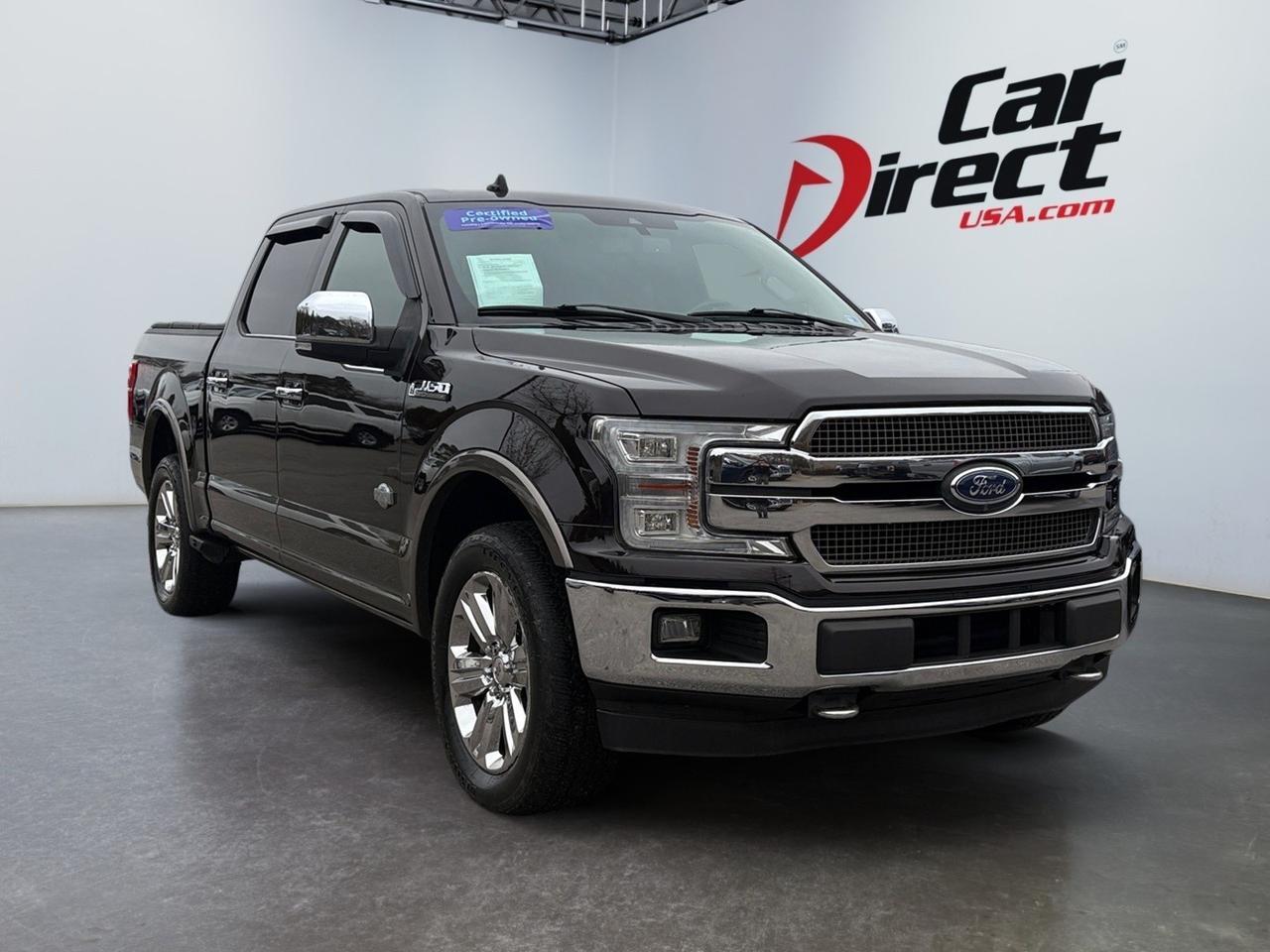 2018 Ford F-150 King Ranch, POWER RUNNING BOARDS, TOW PACKAGE, REMOTE TAILGATE RELEASE, TWIN PANEL MOONROOF, 360 BACKUP CAMERA, AUTO START/STOP, BLIND SPOT ALERT, LANE KEEP ASSIST, HEATED & COOLING SEATS, ONLY 62K MILES, CLEAN CARFAX, BECOME A KING ON THE ROAD!