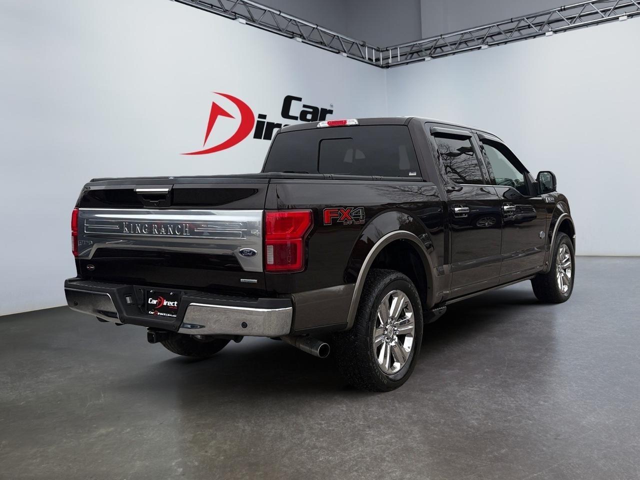 2018 Ford F-150 King Ranch, POWER RUNNING BOARDS, TOW PACKAGE, REMOTE TAILGATE RELEASE, TWIN PANEL MOONROOF, 360 BACKUP CAMERA, AUTO START/STOP, BLIND SPOT ALERT, LANE KEEP ASSIST, HEATED & COOLING SEATS, ONLY 62K MILES, CLEAN CARFAX, BECOME A KING ON THE ROAD! Virginia Beach VA