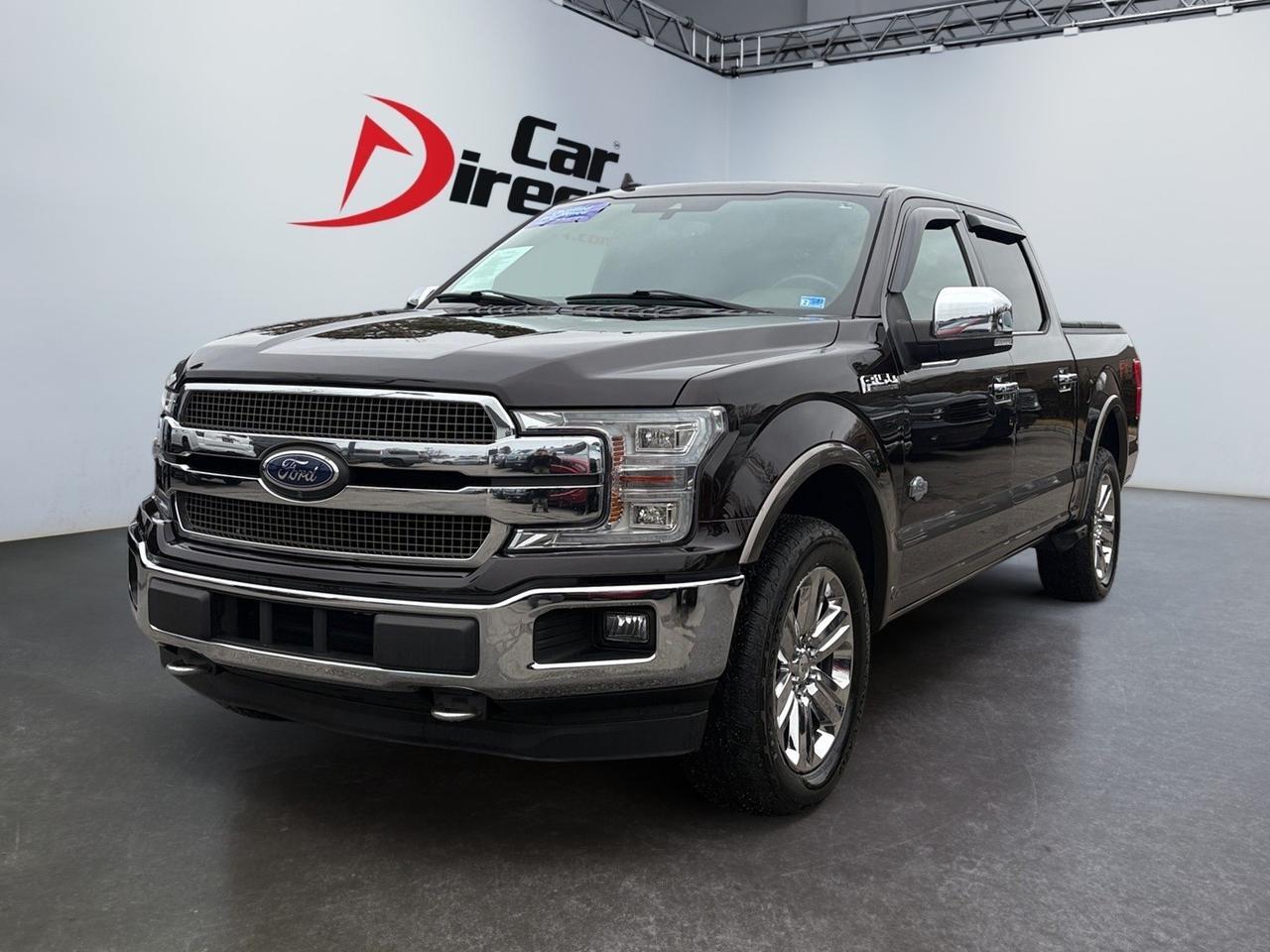 2018 Ford F-150 King Ranch, POWER RUNNING BOARDS, TOW PACKAGE, REMOTE TAILGATE RELEASE, TWIN PANEL MOONROOF, 360 BACKUP CAMERA, AUTO START/STOP, BLIND SPOT ALERT, LANE KEEP ASSIST, HEATED & COOLING SEATS, ONLY 62K MILES, CLEAN CARFAX, BECOME A KING ON THE ROAD!