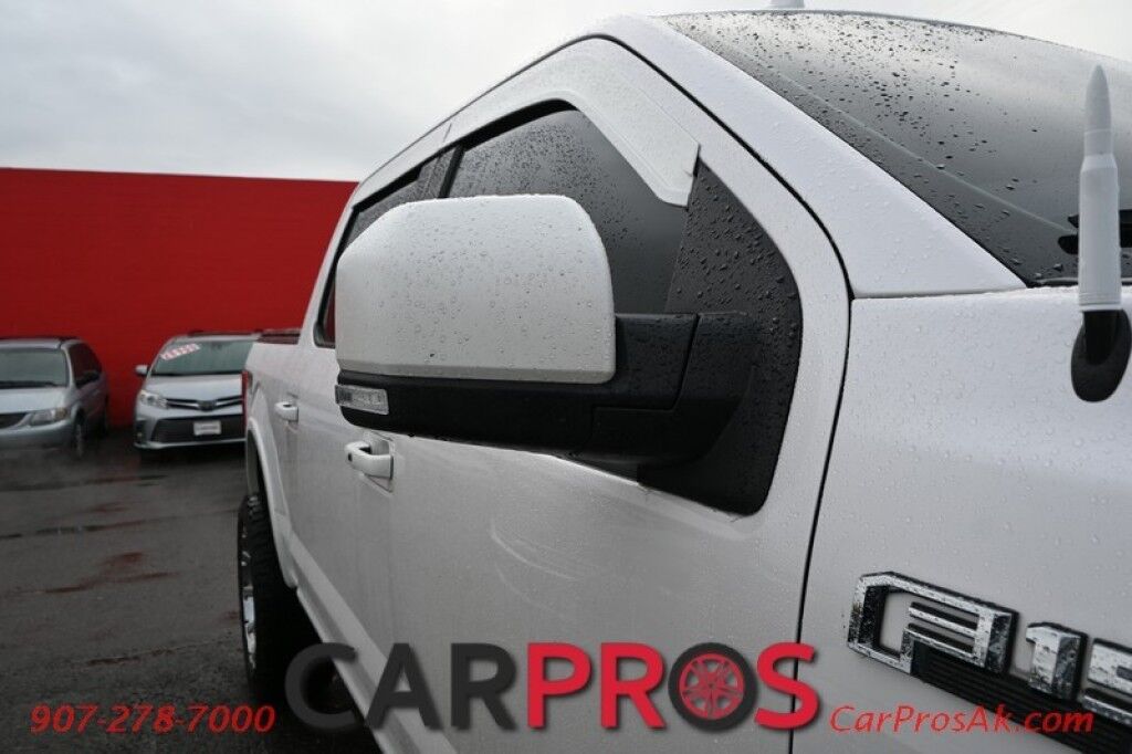 2018 Ford F-150 LARIAT - 3.5L V6 - Custom Lift & Hood - FX4 Off Road Package - Heated/Cooled Seats - 2nd Row Heated Seats - Remote Start - Heated Steering Wheel - Twin Panel Sunroof - Navigation - 8 Touch Screen - Max Trailer Tow Package w Trailer Backup Assist Anchorage AK
