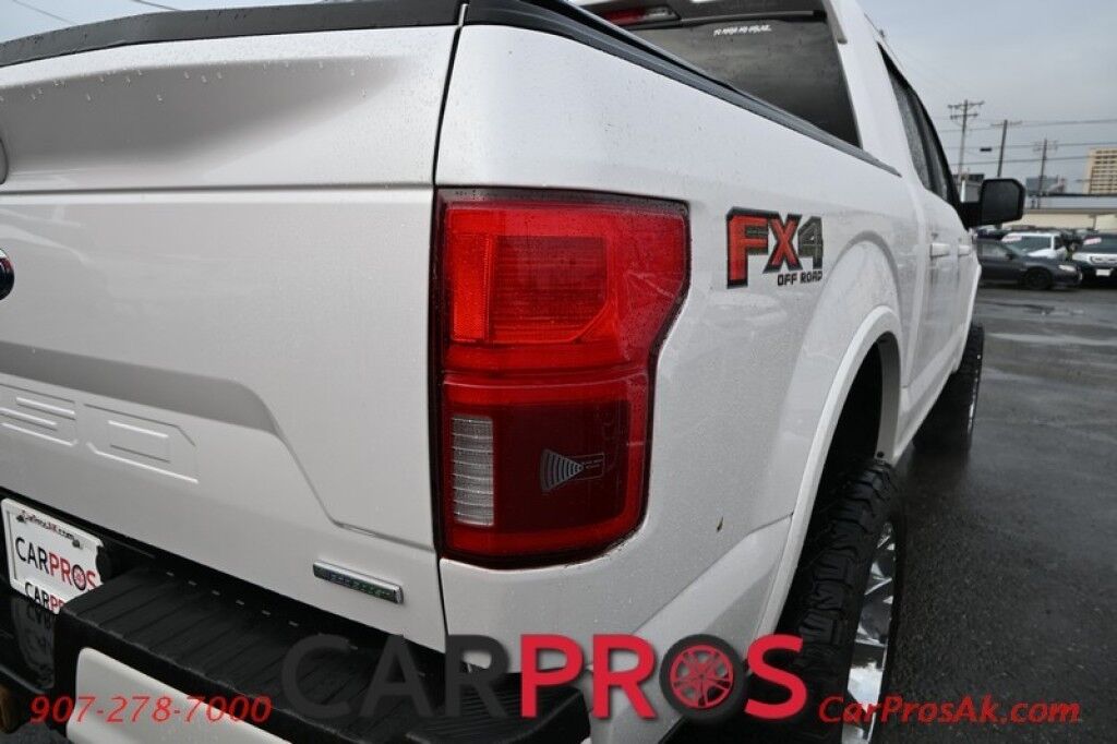 2018 Ford F-150 LARIAT - 3.5L V6 - Custom Lift & Hood - FX4 Off Road Package - Heated/Cooled Seats - 2nd Row Heated Seats - Remote Start - Heated Steering Wheel - Twin Panel Sunroof - Navigation - 8 Touch Screen - Max Trailer Tow Package w Trailer Backup Assist Anchorage AK