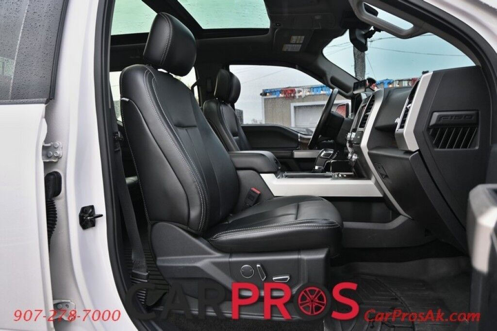 2018 Ford F-150 LARIAT - 3.5L V6 - Custom Lift & Hood - FX4 Off Road Package - Heated/Cooled Seats - 2nd Row Heated Seats - Remote Start - Heated Steering Wheel - Twin Panel Sunroof - Navigation - 8 Touch Screen - Max Trailer Tow Package w Trailer Backup Assist Anchorage AK