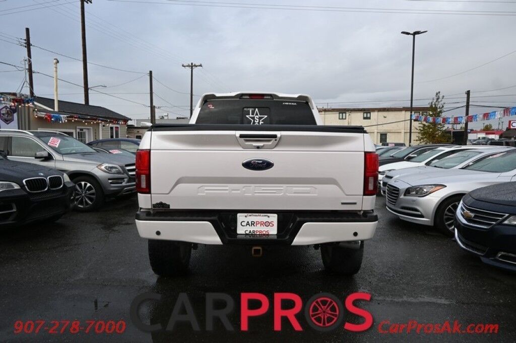 2018 Ford F-150 LARIAT - 3.5L V6 - Custom Lift & Hood - FX4 Off Road Package - Heated/Cooled Seats - 2nd Row Heated Seats - Remote Start - Heated Steering Wheel - Twin Panel Sunroof - Navigation - 8 Touch Screen - Max Trailer Tow Package w Trailer Backup Assist Anchorage AK