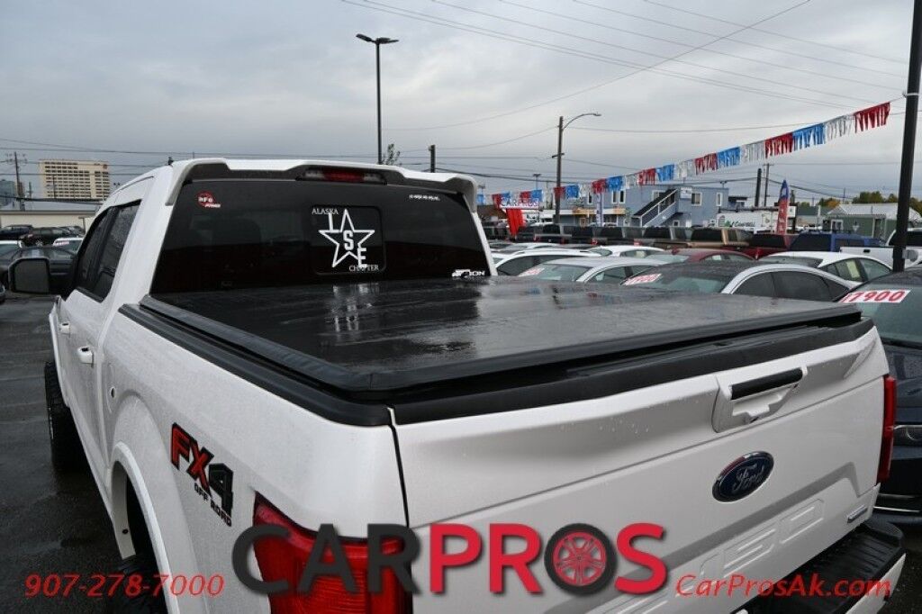 2018 Ford F-150 LARIAT - 3.5L V6 - Custom Lift & Hood - FX4 Off Road Package - Heated/Cooled Seats - 2nd Row Heated Seats - Remote Start - Heated Steering Wheel - Twin Panel Sunroof - Navigation - 8 Touch Screen - Max Trailer Tow Package w Trailer Backup Assist Anchorage AK