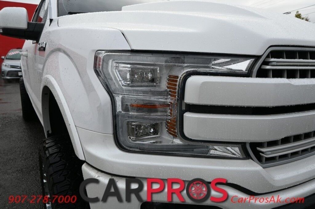 2018 Ford F-150 LARIAT - 3.5L V6 - Custom Lift & Hood - FX4 Off Road Package - Heated/Cooled Seats - 2nd Row Heated Seats - Remote Start - Heated Steering Wheel - Twin Panel Sunroof - Navigation - 8 Touch Screen - Max Trailer Tow Package w Trailer Backup Assist Anchorage AK