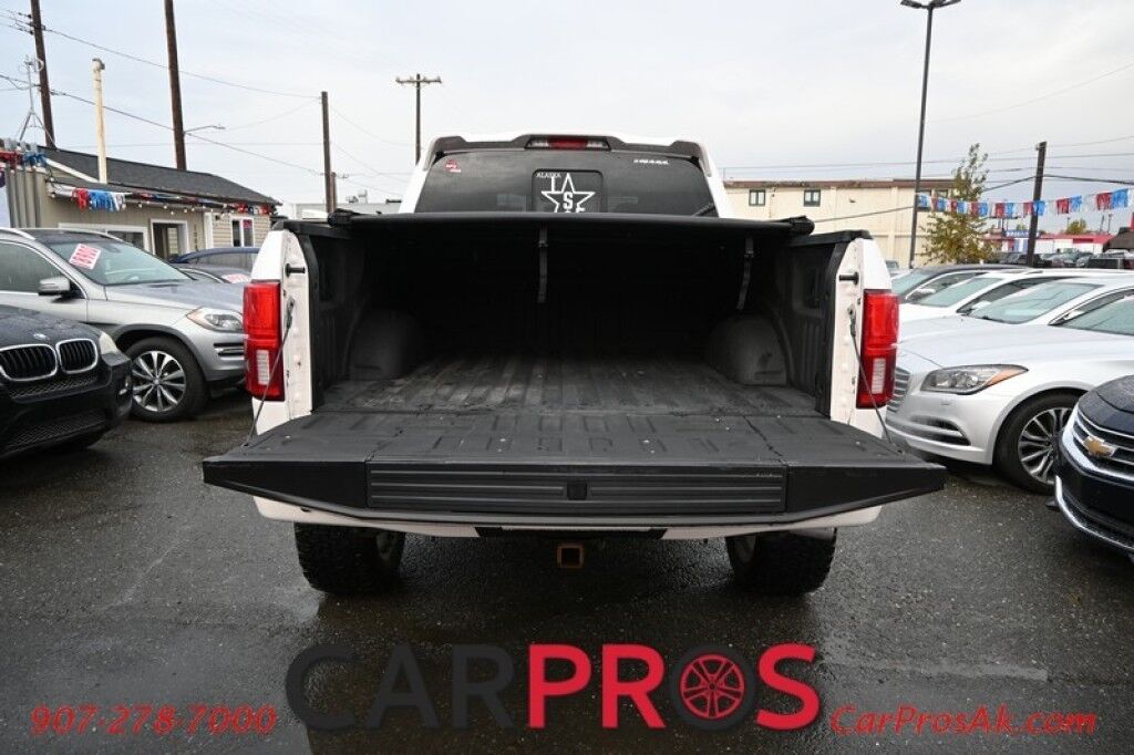2018 Ford F-150 LARIAT - 3.5L V6 - Custom Lift & Hood - FX4 Off Road Package - Heated/Cooled Seats - 2nd Row Heated Seats - Remote Start - Heated Steering Wheel - Twin Panel Sunroof - Navigation - 8 Touch Screen - Max Trailer Tow Package w Trailer Backup Assist Anchorage AK