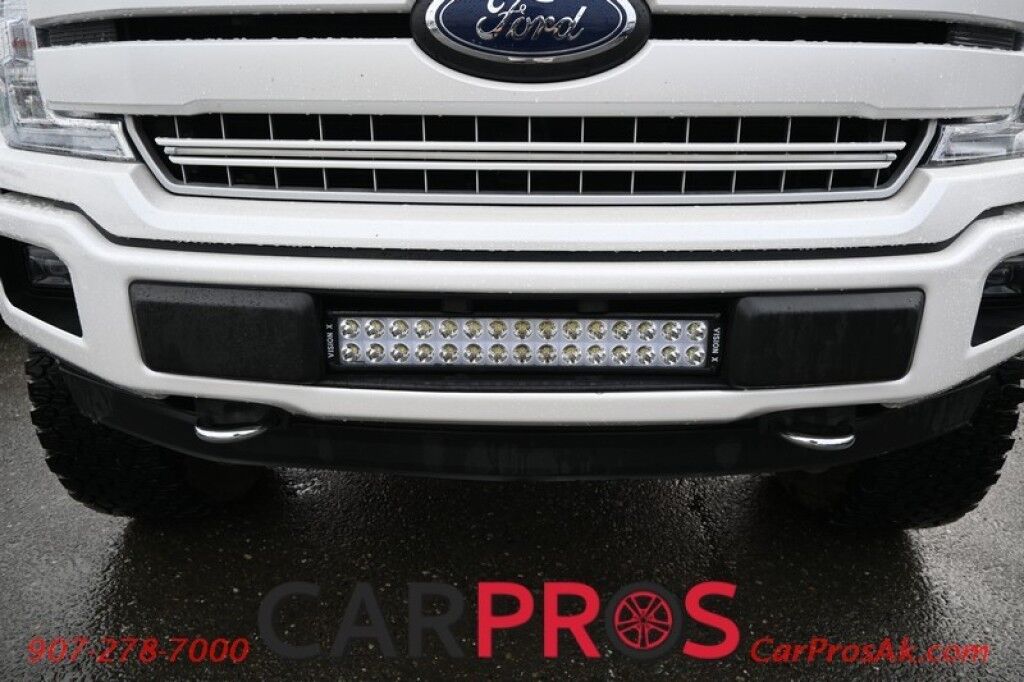 2018 Ford F-150 LARIAT - 3.5L V6 - Custom Lift & Hood - FX4 Off Road Package - Heated/Cooled Seats - 2nd Row Heated Seats - Remote Start - Heated Steering Wheel - Twin Panel Sunroof - Navigation - 8 Touch Screen - Max Trailer Tow Package w Trailer Backup Assist Anchorage AK
