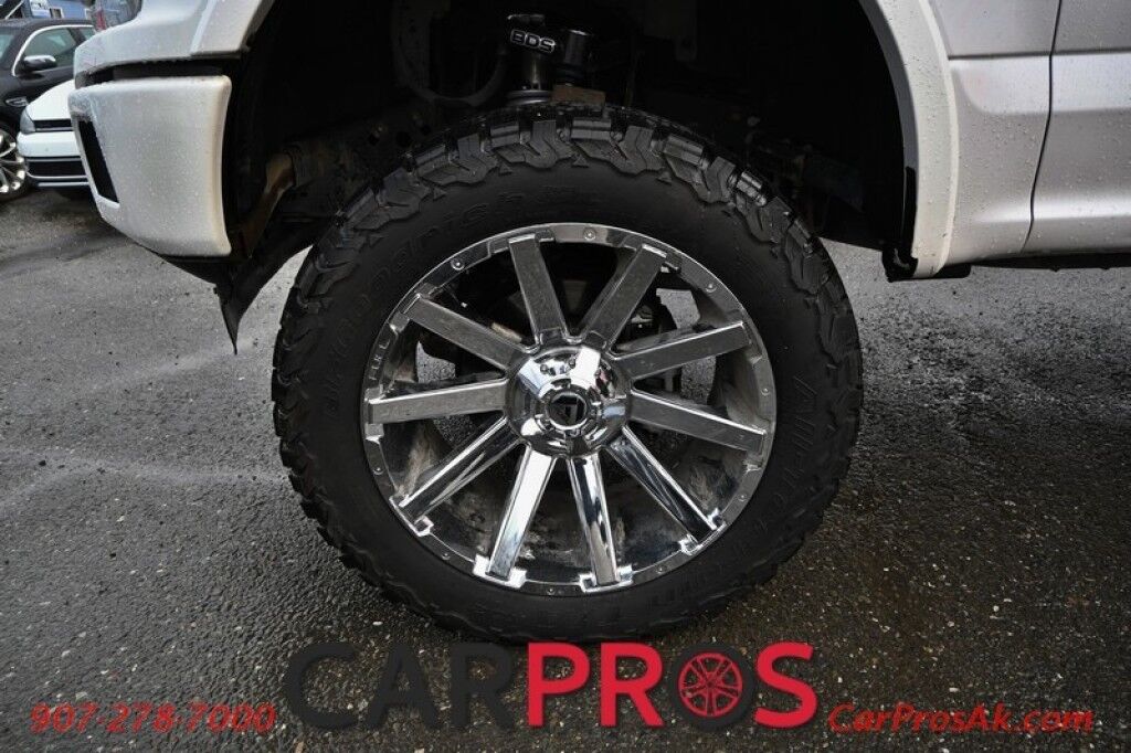 2018 Ford F-150 LARIAT - 3.5L V6 - Custom Lift & Hood - FX4 Off Road Package - Heated/Cooled Seats - 2nd Row Heated Seats - Remote Start - Heated Steering Wheel - Twin Panel Sunroof - Navigation - 8 Touch Screen - Max Trailer Tow Package w Trailer Backup Assist Anchorage AK
