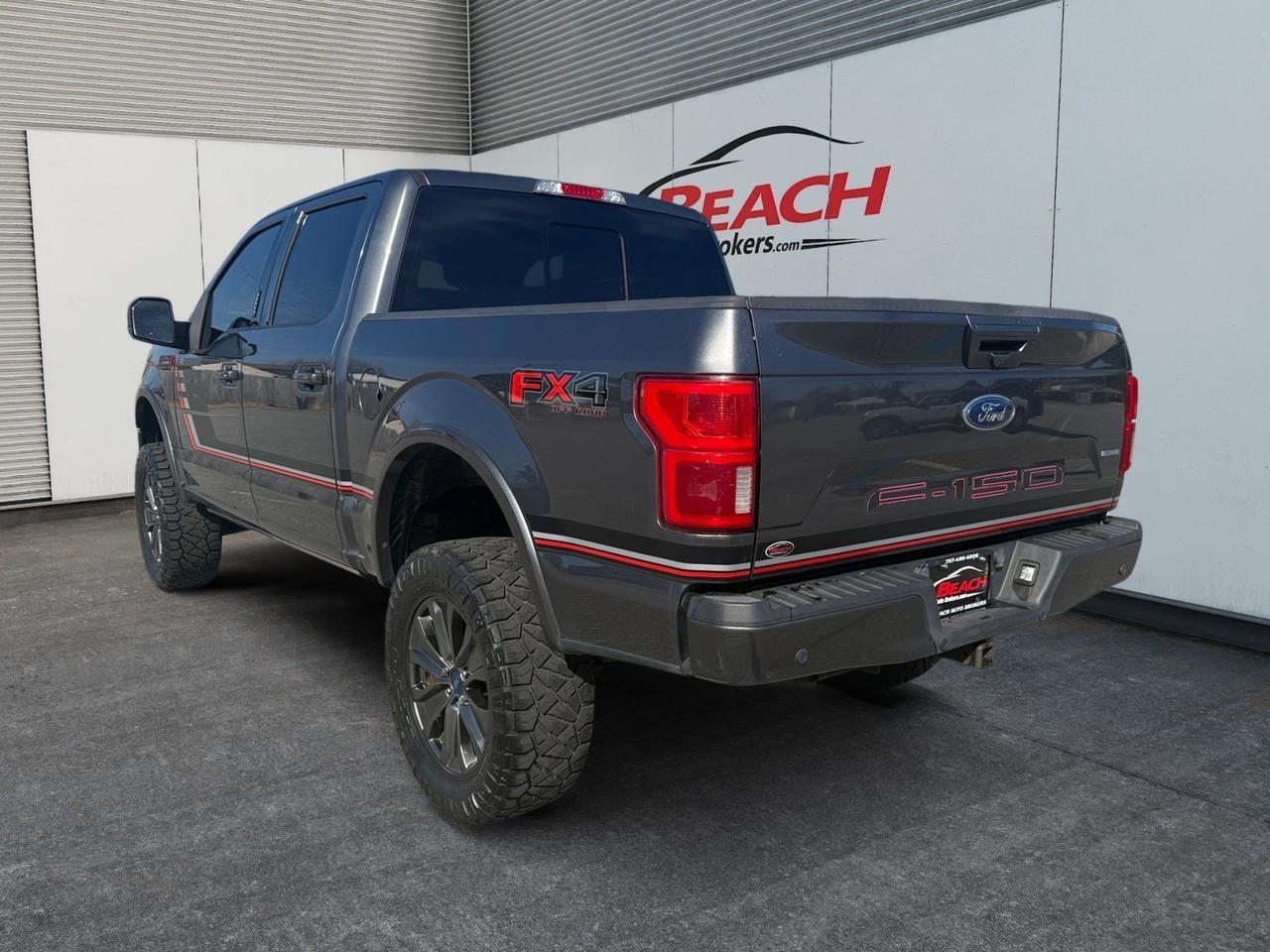 2018 Ford F-150 LARIAT CREW CAB 4X4 LIFTED, HEATED AND VENTILATED SEATS, HEATED REAR SEATS, MOONROOF, POWER SLIDING REAR WINDOW, POWER RUNNING BOARDS, TOW HOOKS, TOW PACKAGE, B&O SPEAKERS, BACKUP CAMERA, POWER FOLDING MIRRORS, CLEAN CARFAX, ONLY 31K MILES 1 OWNER! Norfolk VA