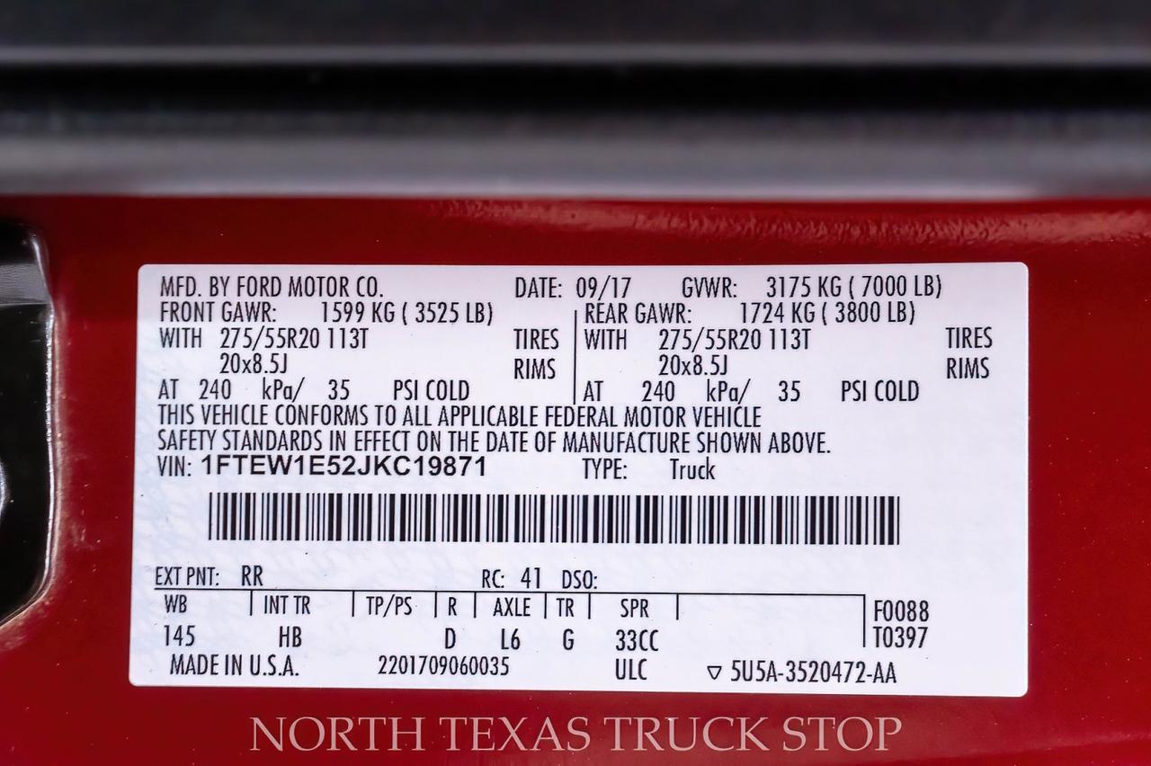 2018 Ford F-150 LARIAT FX4 5.0 Mansfield TX