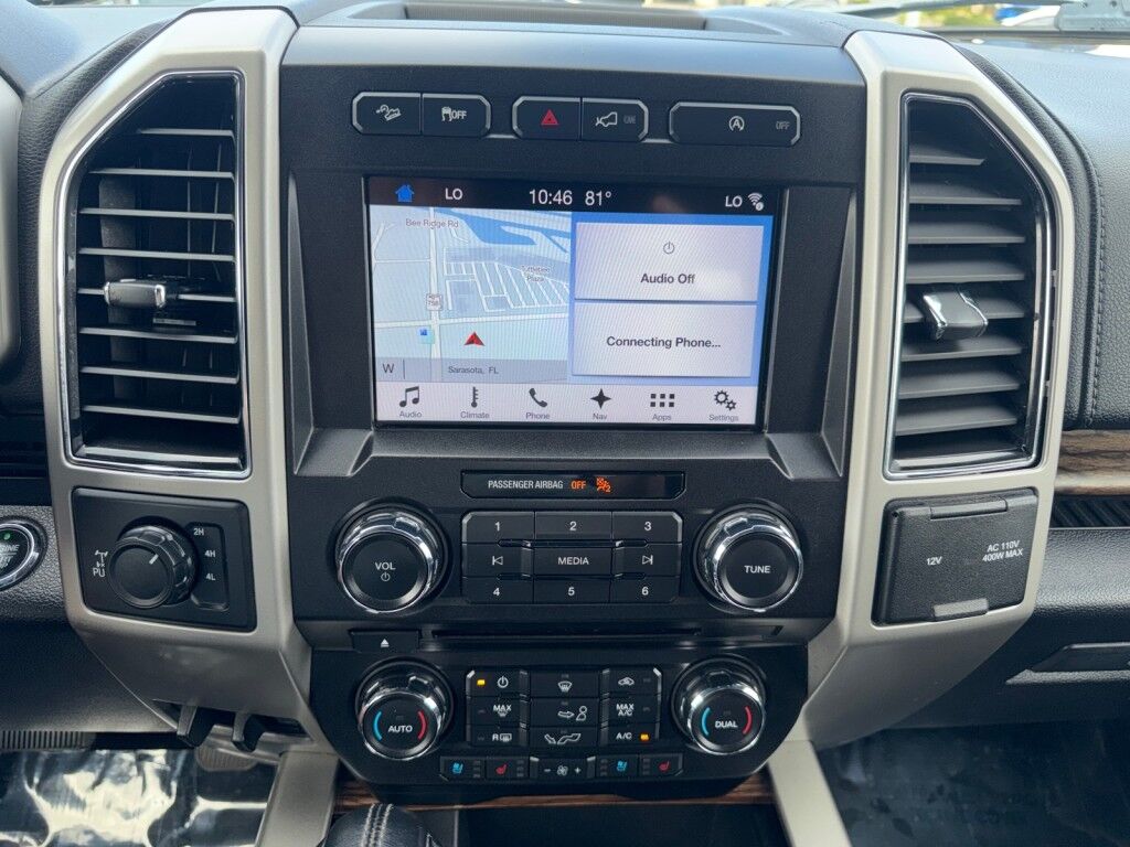 2018 Ford F-150 LARIAT~5.0 V8~RUNNING BOARDS!~BED LINER~TONNEAU COVER~TRAILER PACKAGE~VOICE ACTIVATED NAVIGATION~ONLINE FINANCE AND SHIPPING AVAILABLE!!!!!!! Sarasota FL