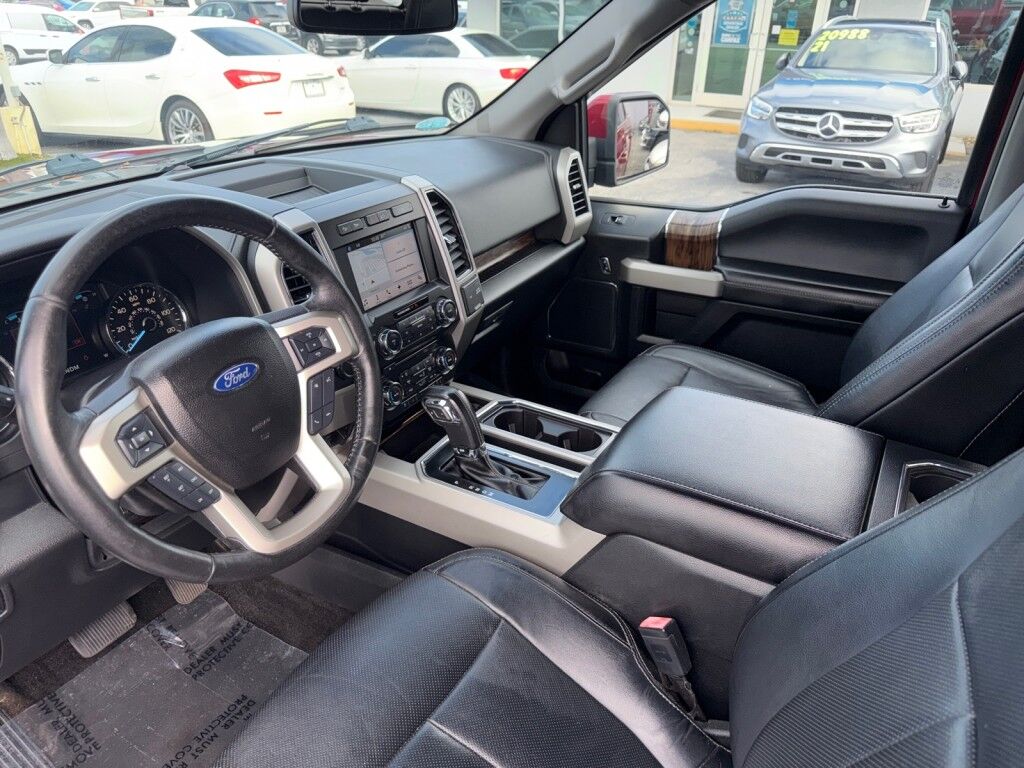 2018 Ford F-150 LARIAT~5.0 V8~RUNNING BOARDS!~BED LINER~TONNEAU COVER~TRAILER PACKAGE~VOICE ACTIVATED NAVIGATION~ONLINE FINANCE AND SHIPPING AVAILABLE!!!!!!! Sarasota FL